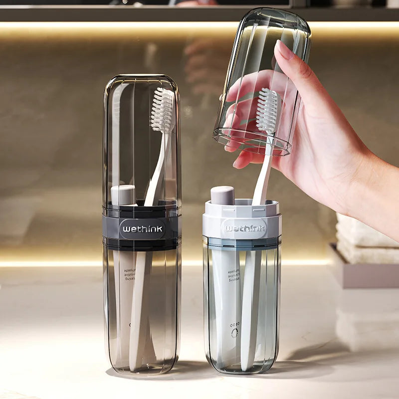 1PC Toothbrush Travel Containers Transparent Portable Toothbrush Case Outdoor/business Trip/travel Acessories Oasis Select