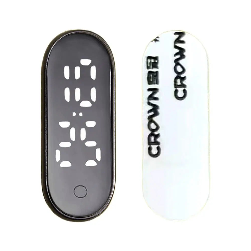 Luminous Motorcycle Car Clock Auto Internal Stick-On Mini Sport Waterproof Watch Mechanics Led Clocks Auto Ornament Accessories Oasis Select E