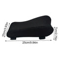 Arm Rest Cover Elbow Armrest Pads Comfortable Support Chair Elbow Pads with Adjustable Straps for Office Chairs Wheelchairs Oasis Select black