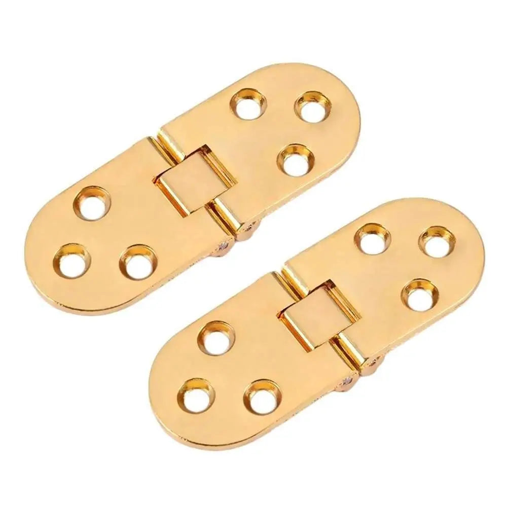 Zinc Alloy Cabinet Hinges 180 degree Door Semicircle Door Hinge Butterfly-shaped Flush Hinges Oasis Select Color 1