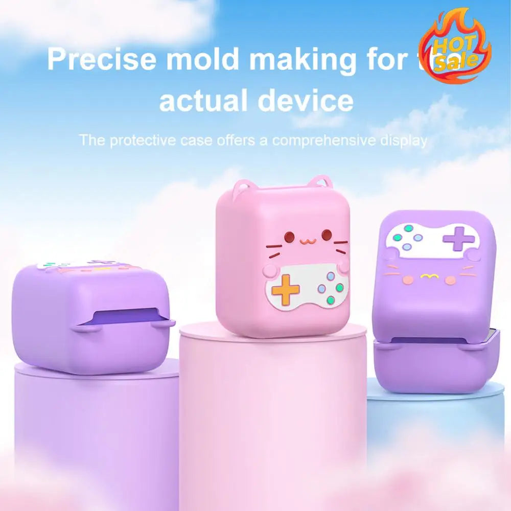 Silicone Case Shockproof Protective Skin Sleeve Protective Skin Cover for Bitzee Interactive Digital Pet Oasis Select