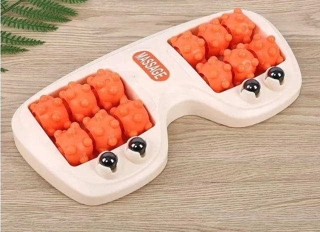 16-Ball Magnetic Foot Roller Massager – Acupoint Leg Massage Foot Roller Massager Oasis Select orange