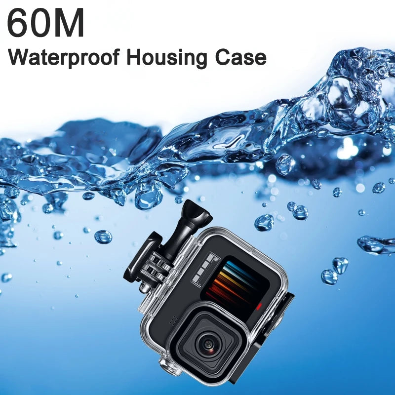 GoPro Hero 9–13 Waterproof Diving Case + Color Filters | 60m Underwater Camera Case Oasis Select