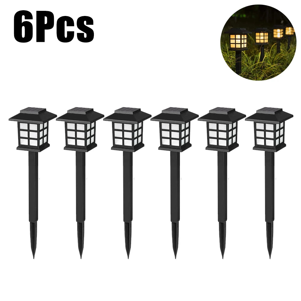 Solar LED Pathway Lights Outdoor IP65 Waterproof Garden Stake