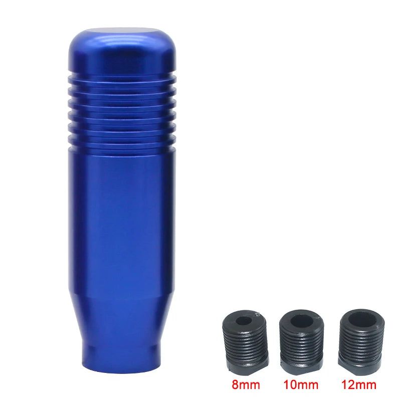 Universal 8.5cm Car Gear Shift Knob Stick Manual Transmission Aluminum Extended Gear Shifter Gear Head Knob Auto Accessories Oasis Select Blue