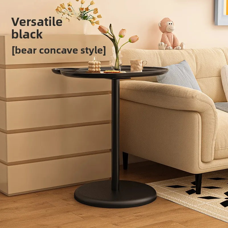 Multi-functional Small coffee table living room cream wind sofa edge table removable bedroom bedside table small round table Oasis Select XXAM-HEI