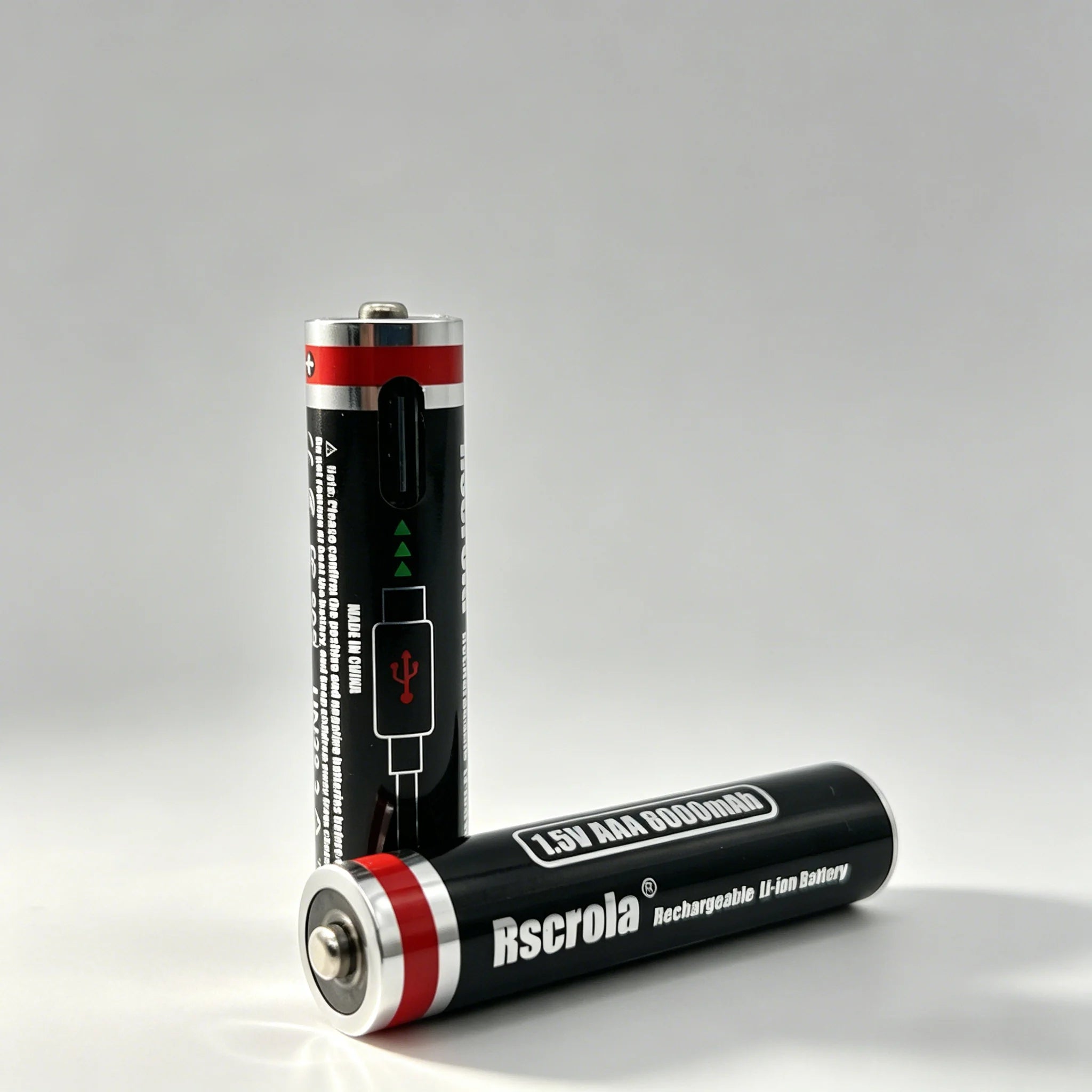 1.5V Li-ion Type-C Rechargeable AA Battery 12000mAh /AAA Battery 8000mAh High Capacity, for Camera/ Mouse/Xbox Controller/Toys Oasis Select