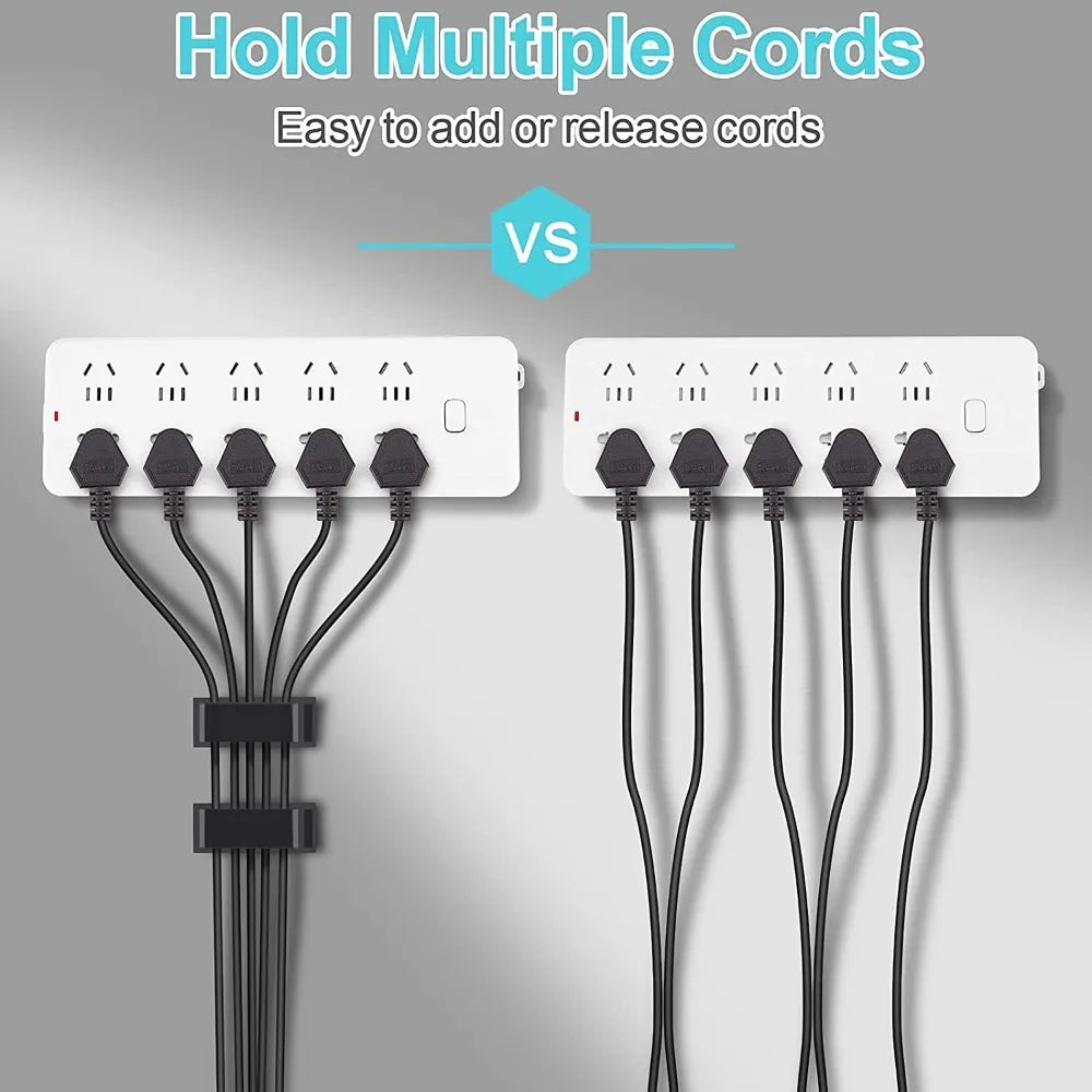 Clips Self Adhesive Car Cord Clip Wire Holder Harness Clamp Cable Clamp Cable Organizer Wire Organizer Flexible Cable Winder Oasis Select