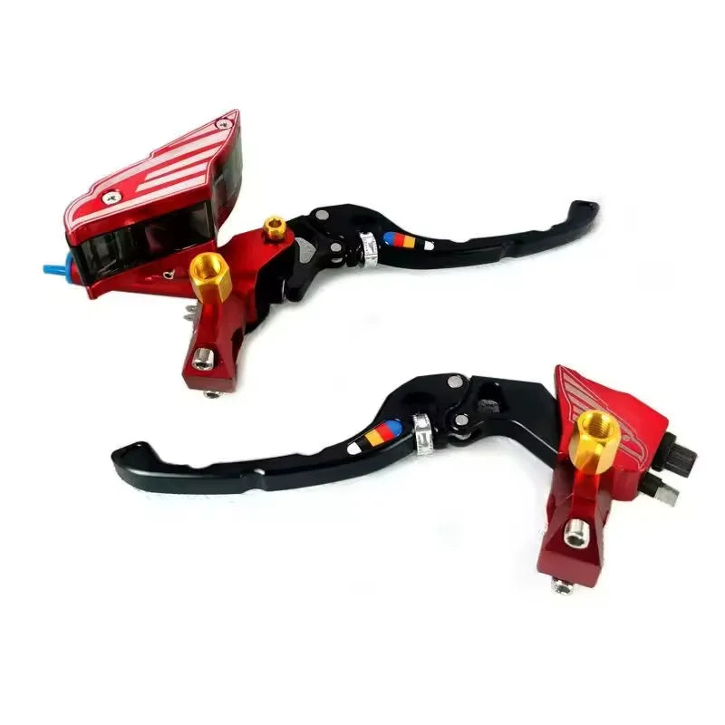 Motorcycle piston 14 pound thrust hydraulic side push up pump CNC modification accessories, left and right disc brakes universal Oasis Select
