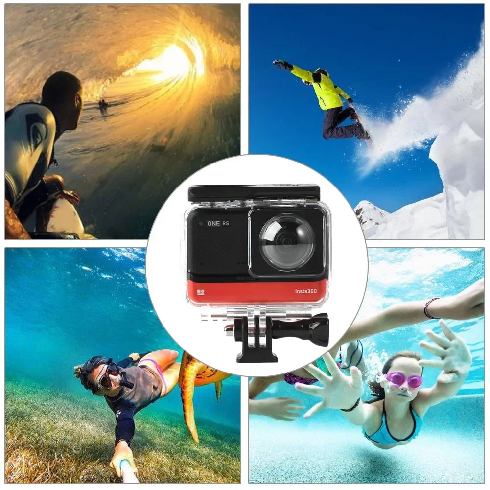 Waterproof Diving Housing Case for Insta360 ONE RS/R – 30m