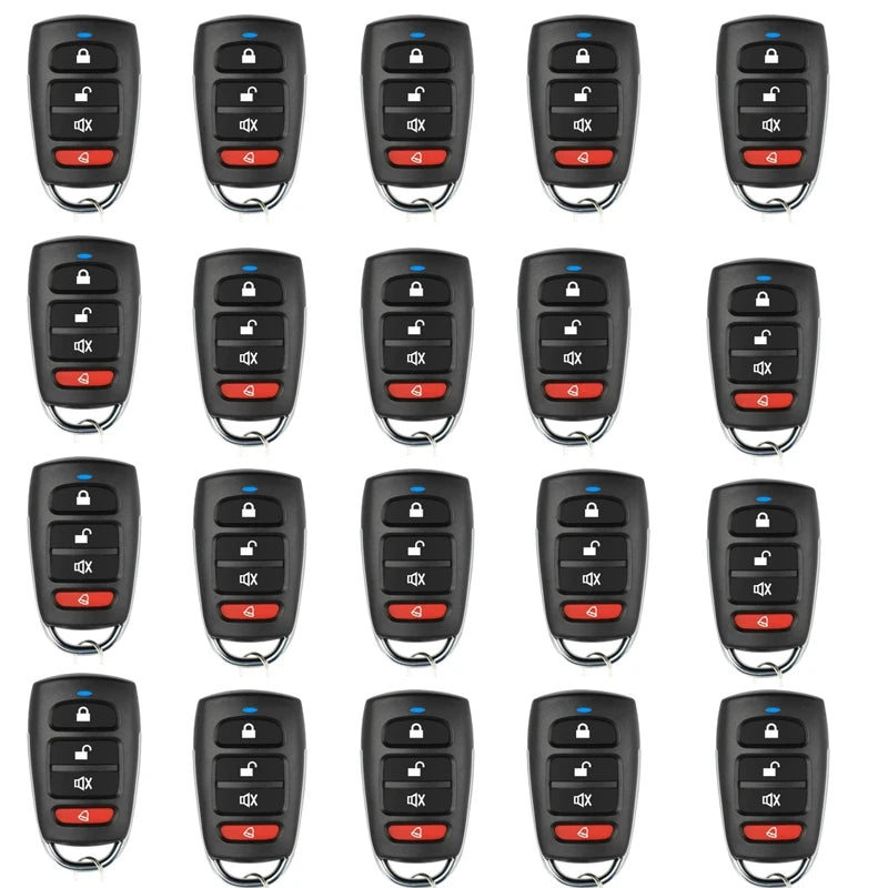 10/5pcs Wireless RF 433mhz Remote Control Copy Code Garage Door Gate Duplicator 433 Mhz Key Remote Opener Oasis Select 20PCS Lock Key