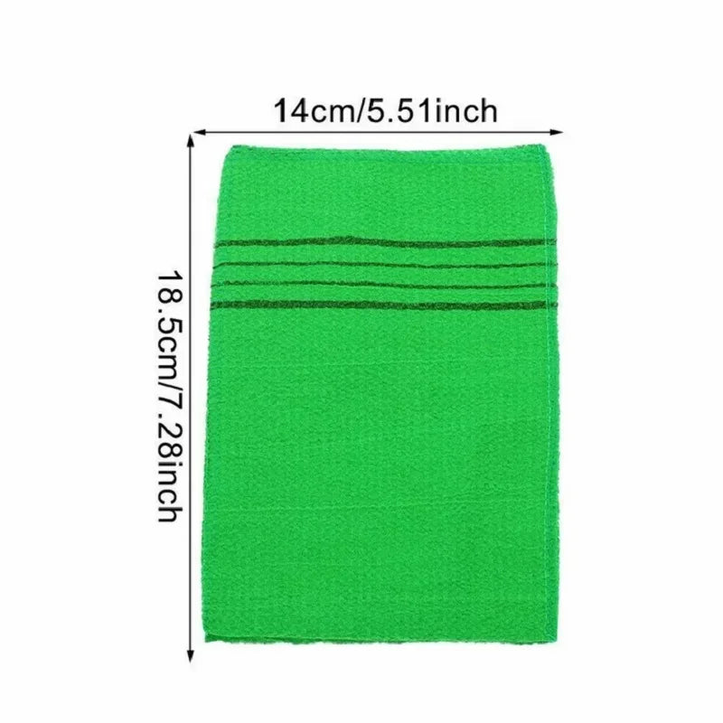 Asian Exfoliating Bath Mitt – Double-Sided Body Scrub Washcloth