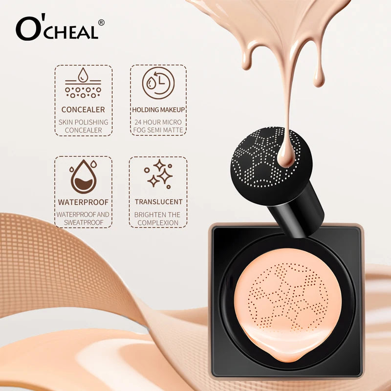 O'CHEAL Mushroom Cushion CC Cream – Coverage & Oil Control