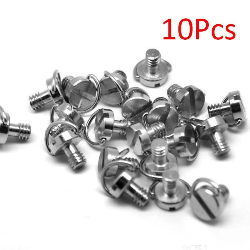 1/4" D-Ring Screws For DSLR Camera Tripod Monopod Quick Release Plate Folding D-Ring Adapter Bolt Camera Cage Rig Fixing Screws Oasis Select Default Title