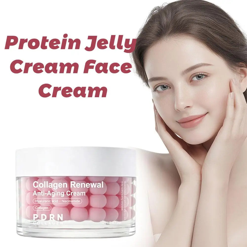 PDRN Pink Collagen Renewal Anti-Aging Cream Capsule Facial Cream Moisturizing Firming Enhance Skin Elasticity for All Skin Types Oasis Select