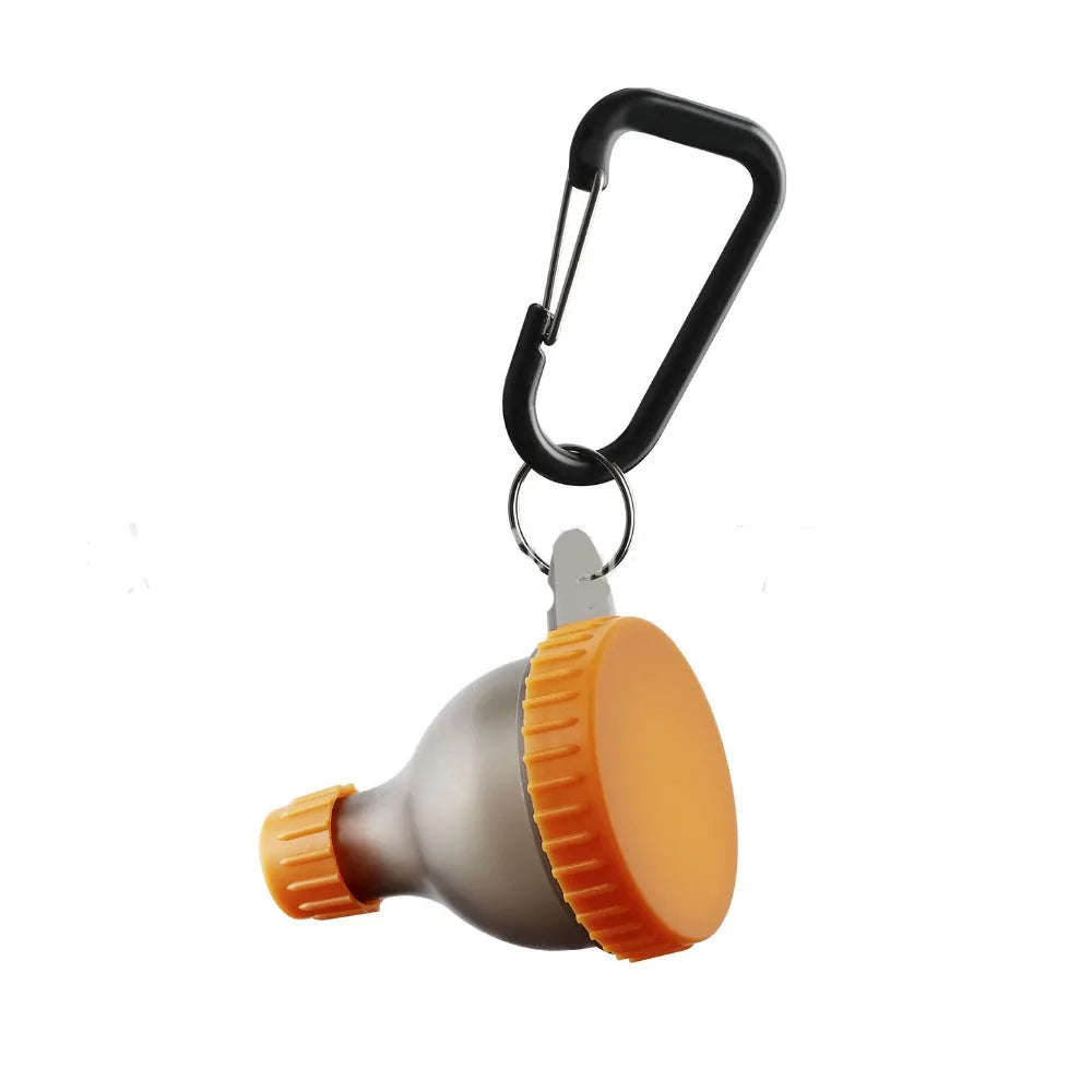 50ml Leak-Proof Protein Powder Bottle with Carabiner & Funnel