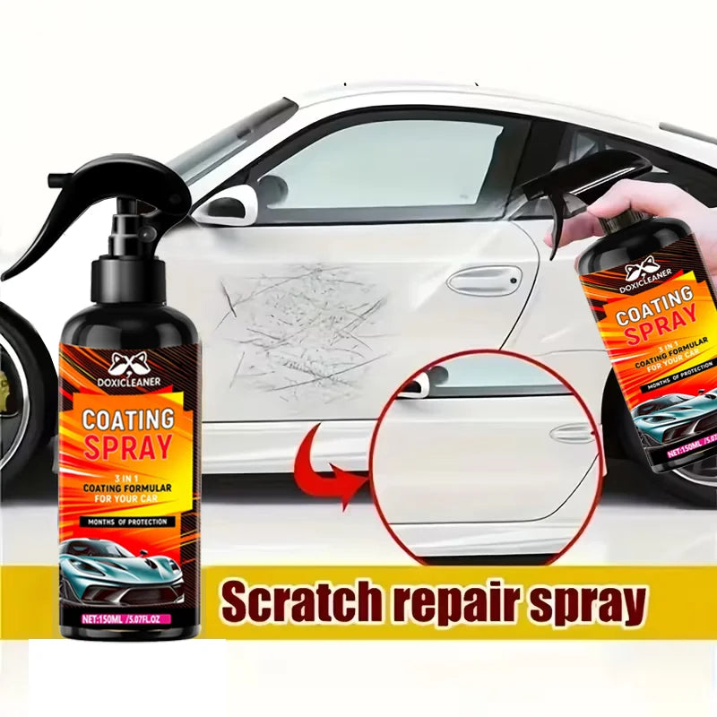 DOXICLEANER 3-in-1 Car Coating Spray – Polish, Shine & Repair Car Detailing Spray Oasis Select