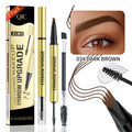 QIC 4-Tip Waterproof Liquid Eyebrow Pen – 5 Colors