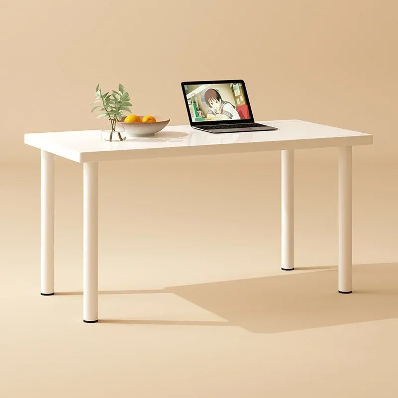 Multi-functional Household Goods Desk Study Table Simple Bedroom Writing Workbench White Office Computer Desk Oasis Select
