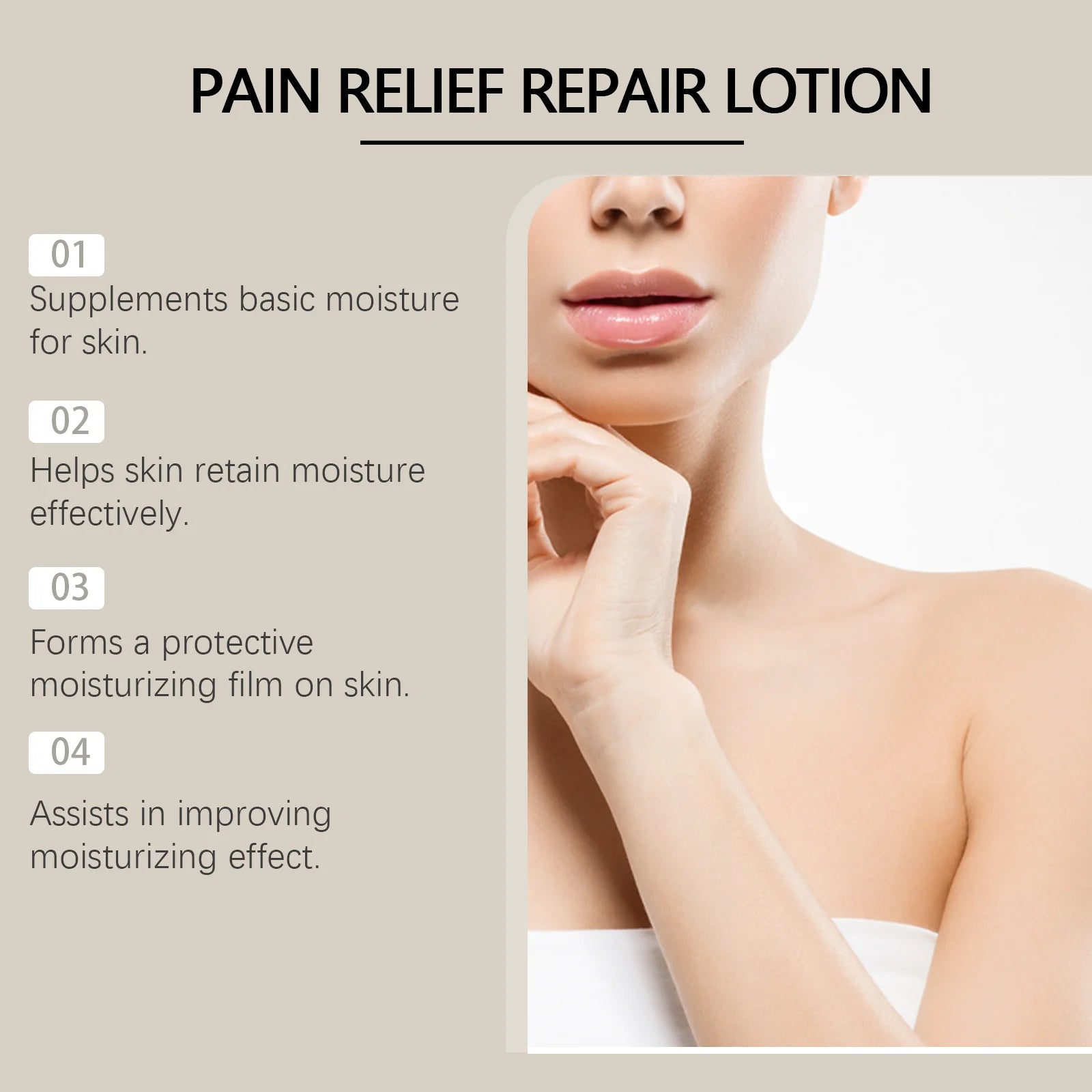Moisturizing Body Lotion Moisturizing Relieve Tightness Soothe Sensitive Discomfort Botanical Formula Skin Relief Repair Lotion Oasis Select