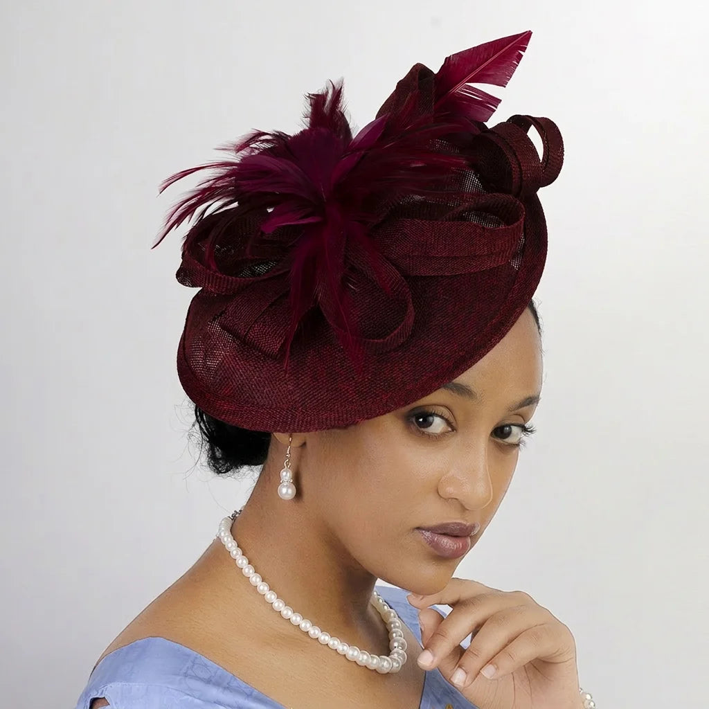 Handmade Vintage Bridal Fascinator Hat | Derby & Wedding