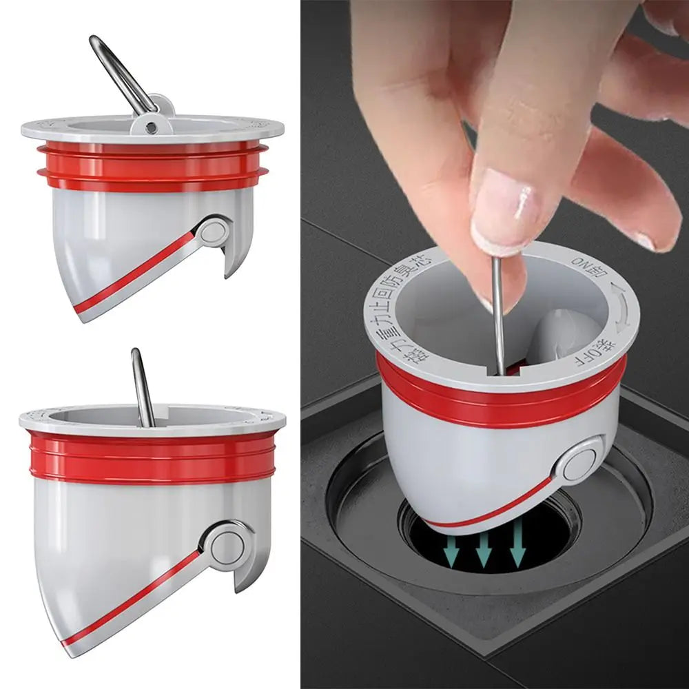 Bathroom Accessories Insect Prevention Shower Drainer One Way Valve Sewer Strainer Plug Anti Odor Floor Drain Drain Cover Oasis Select