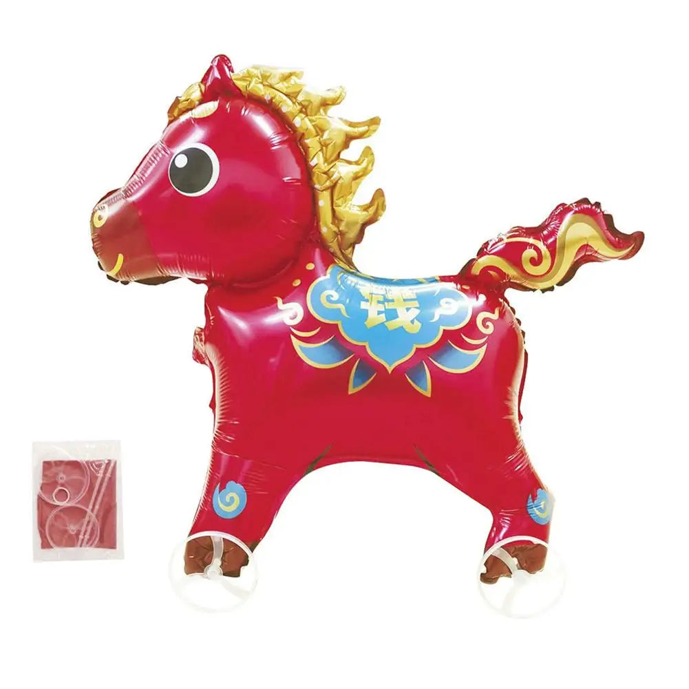 Walking Animal Foil Balloons with Wheels – Kids Party Decor