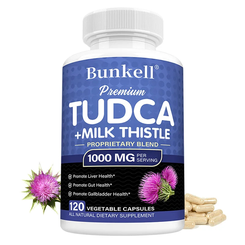 Liver Detox Capsules with Milk Thistle & TUDCA | Bunkell Liver Detox Supplement Oasis Select