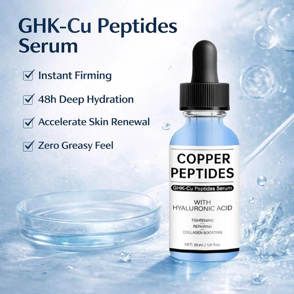 GHK-Cu Copper Peptides Serum with Hyaluronic Acid 30ml