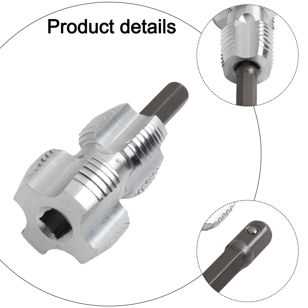 Pvc Pipe Threader Kit 4 Points 6 Points PPR Water Pipe Internal Thread Opener For Pvc Plastic Pipe Waterpipe Tapping Tool Oasis Select