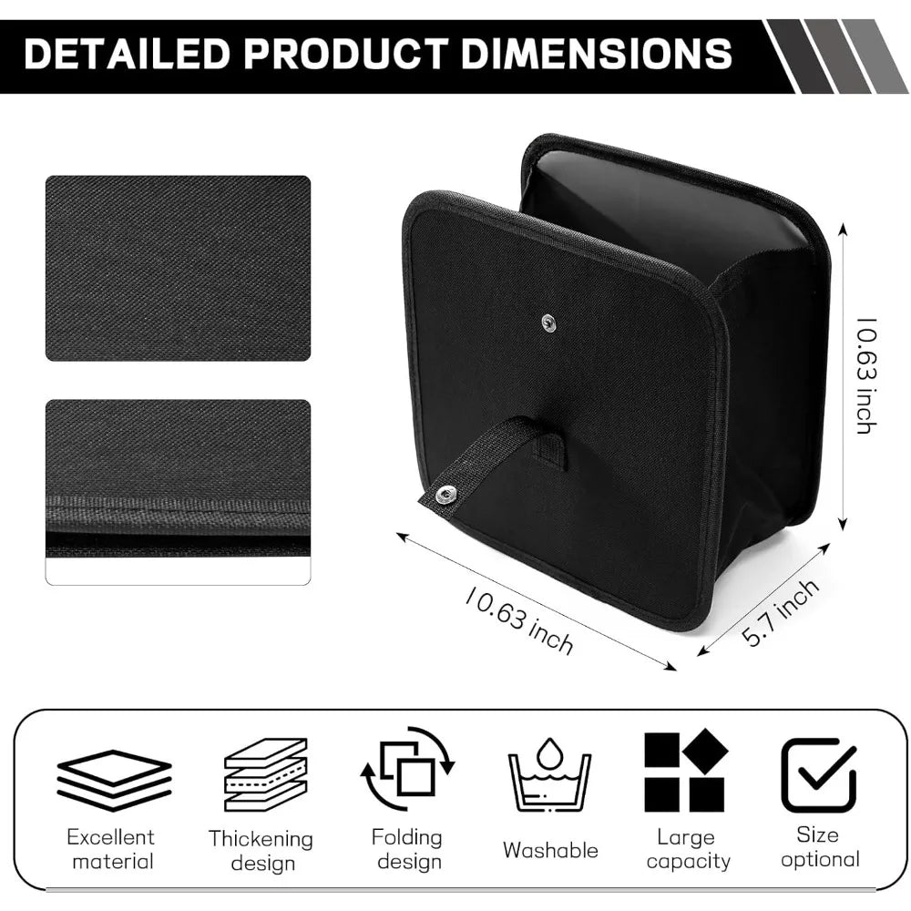 Hanging Foldable Car Trash Can Waterproof Leakproof Auto Garbage Can Large Capacity Vehicle Organizer Interior Accessories Oasis Select