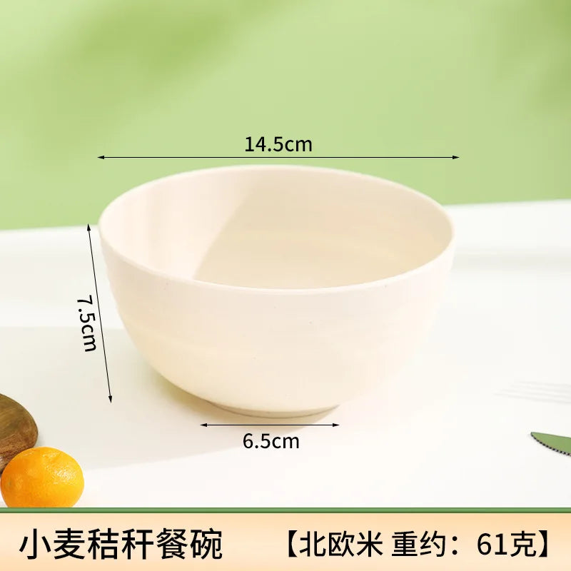 12/6pcs 26oz Plastic Dinner Bowl Set, for Home Kitchen Restaurant Cafeteria, Microwave Safe, Salad Soup Rice Ramen Snacks Bowl Oasis Select Beige 12Pcs