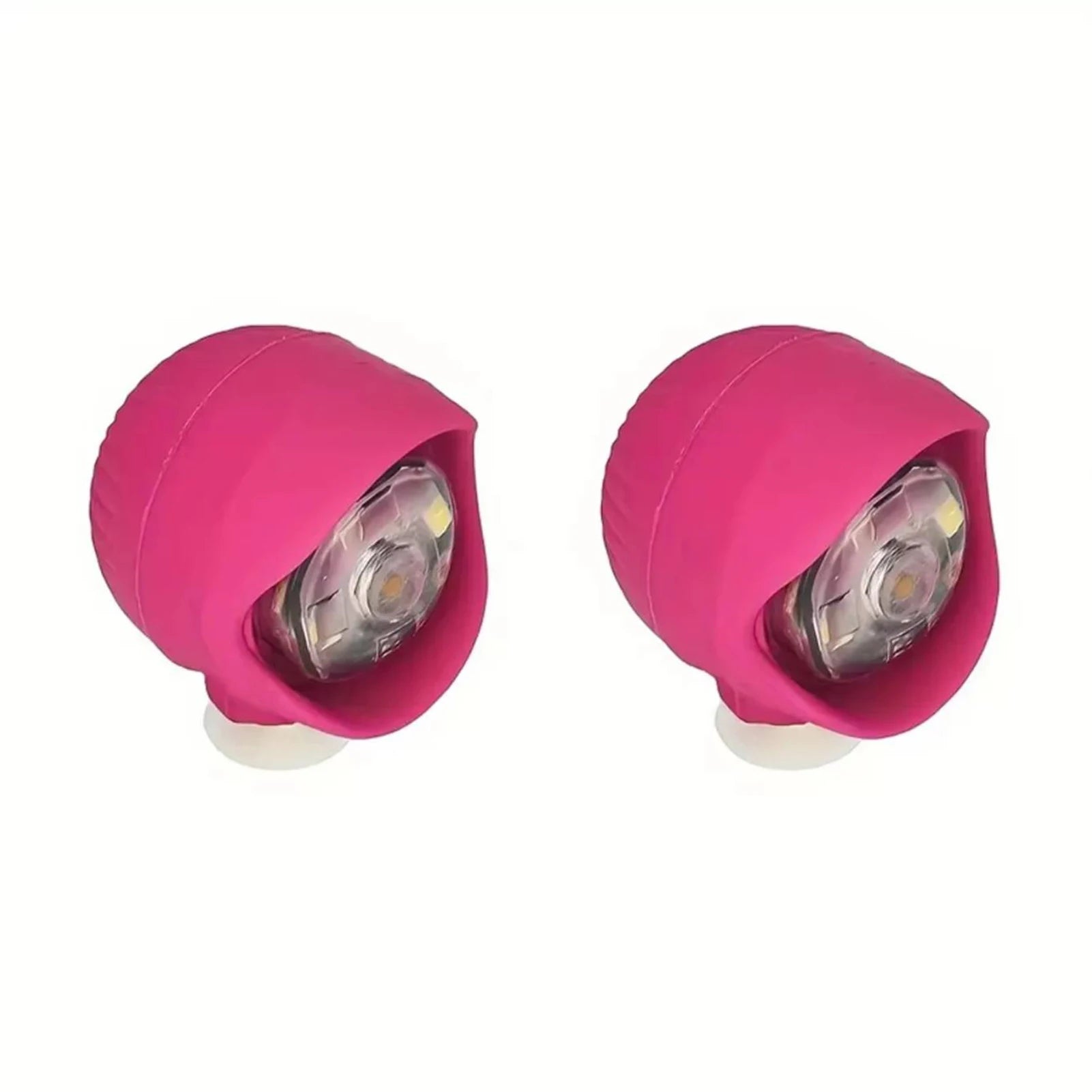 LED Clog Shoe Lights – 2pc USB Rechargeable Waterproof Headlights Shoe Lights Oasis Select Pink