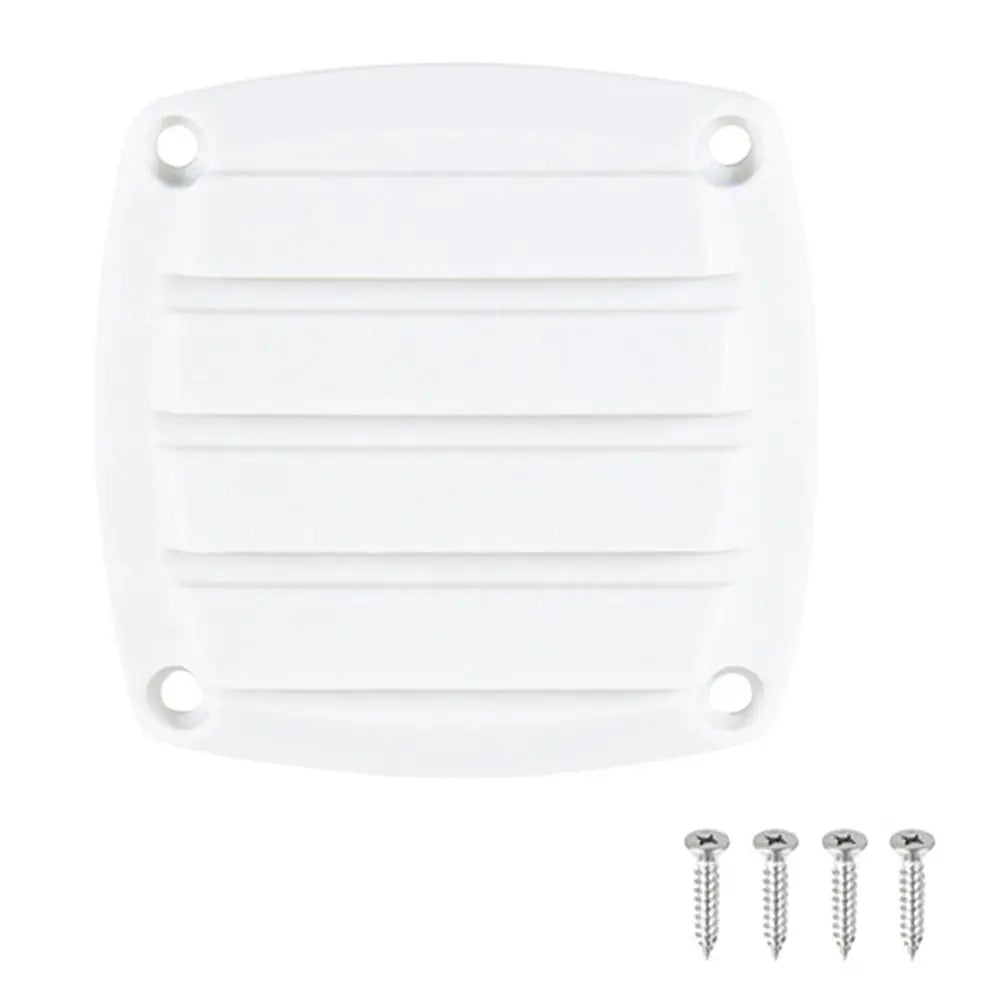 Nylon Marine Boat Air Vent Louvered Ventilator Grille 8.3cm Marine Vent Grille Oasis Select White-