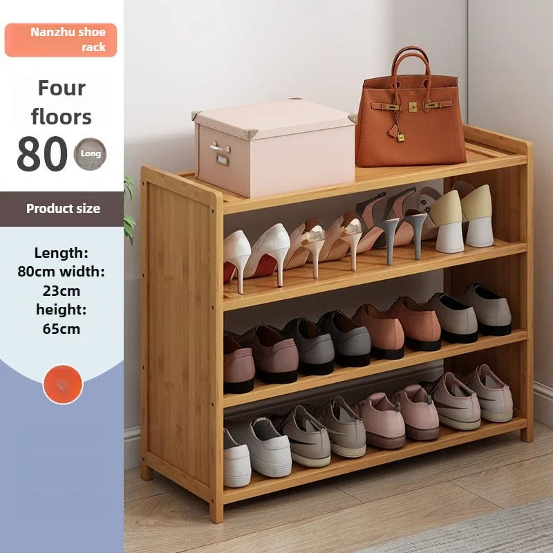 Multi-functional Space-saving shoe rack Multi-layer bamboo shoe rack Storage dust-proof storage shoe rack Oasis Select Fourth floor C