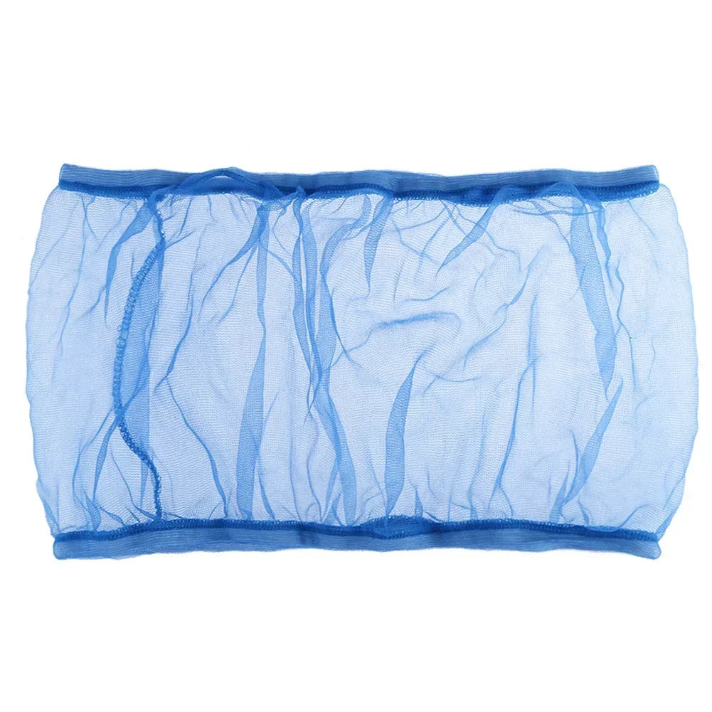 Mesh Bird Cage Cover Shell Skirt Net Easy Cleaning Catcher Guard Bird Cage Stretchy Mesh Parrot Bird Cage Net Jaula Para Pajaros Oasis Select Blue S