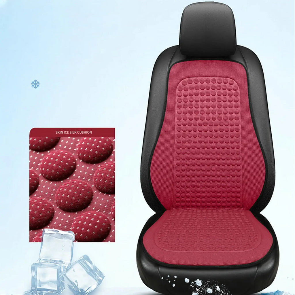 1pc Summer Cooling Seat Cushion Breathable Car Seat Covers Bump Massage Automobiles Seat Cover Universal Seat Protector Pad ﻿ Oasis Select