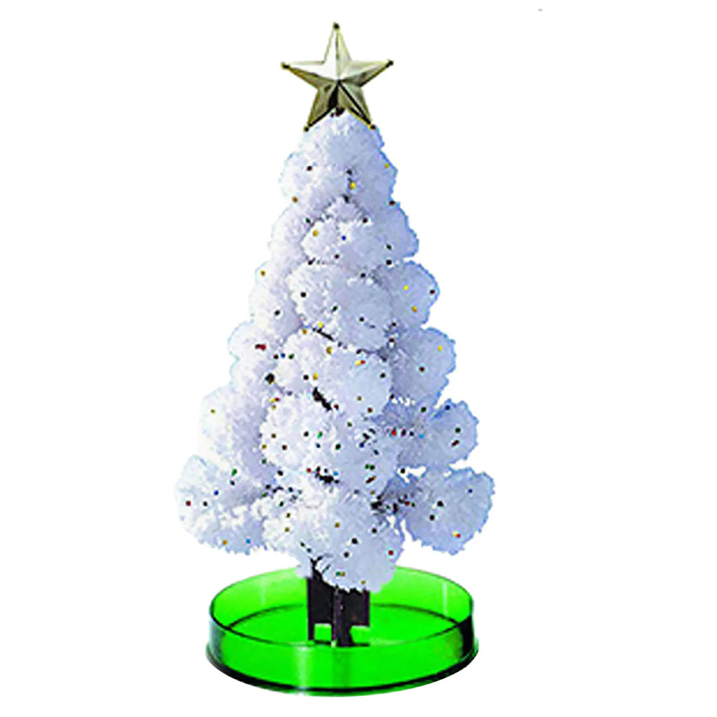 Magic Growing Christmas Tree Crystal Paper Christmas Decoration New Year Science Toy Artificial Home Decor Ornaments Wholes Oasis Select A