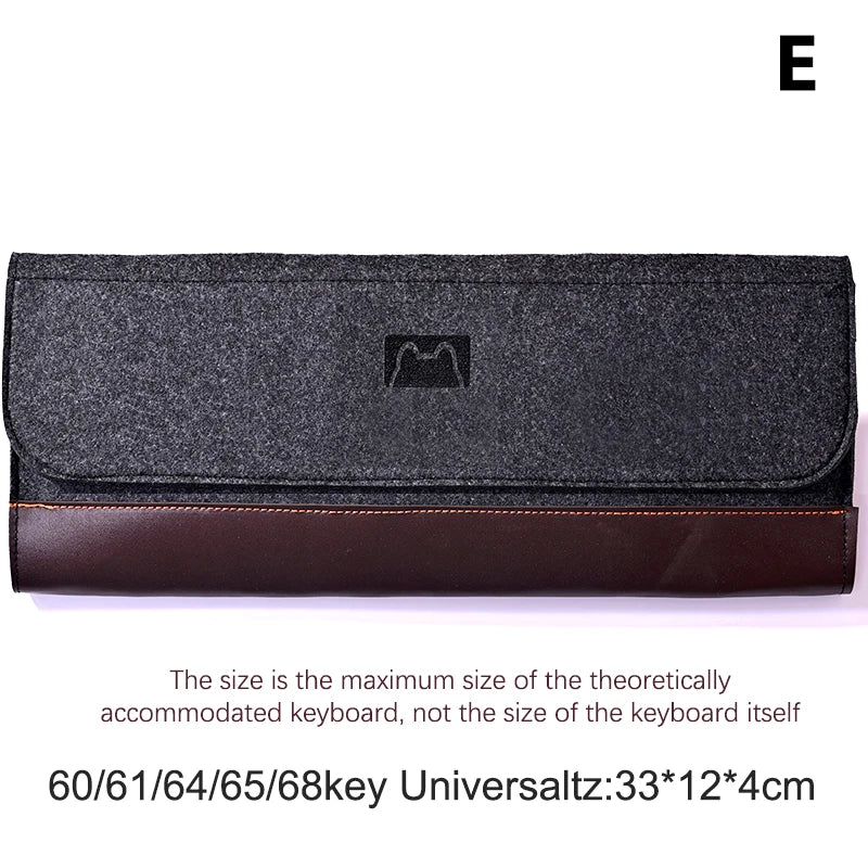 PU Felt Keyboard Carrying Case Bag | Dustproof Storage