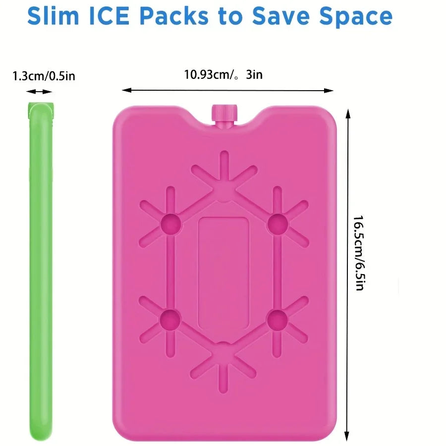 Reusable Ultra-thin Cooling Element Ice Pack, Suitable for Outdoor Activities To Keep Food Fresh Oasis Select