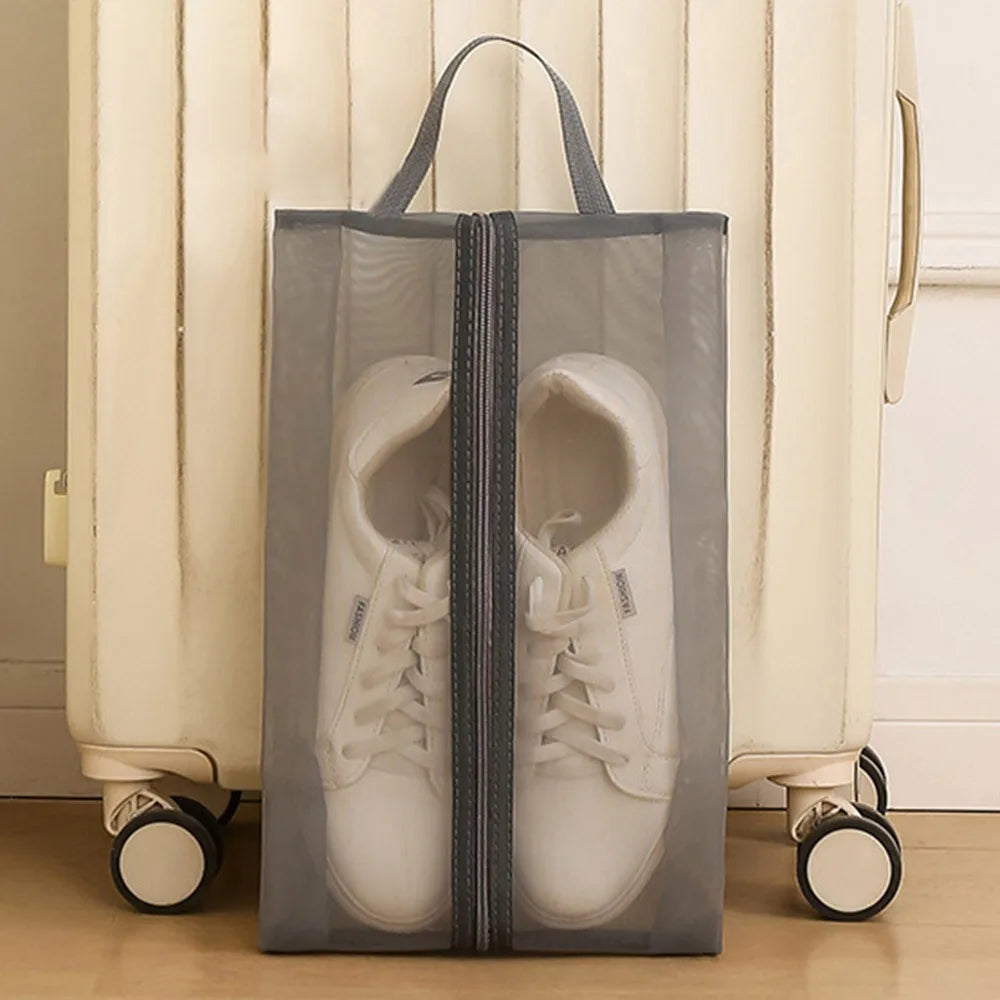 Mesh Shoe Bag – Breathable Dustproof Travel Shoe Organizer