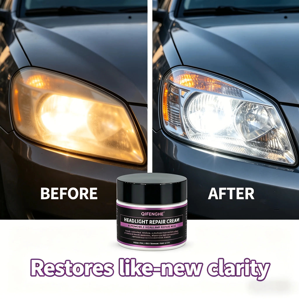 Headlight Restoration Cream – Remove Yellowing & Oxidation
