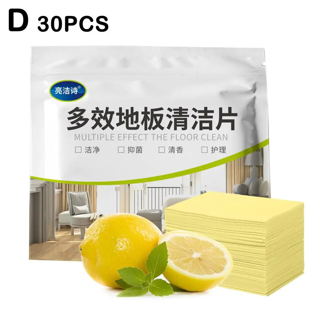 Floor Cleaner Tablets 30-Pack – Dissolving Sterilizing Sheets