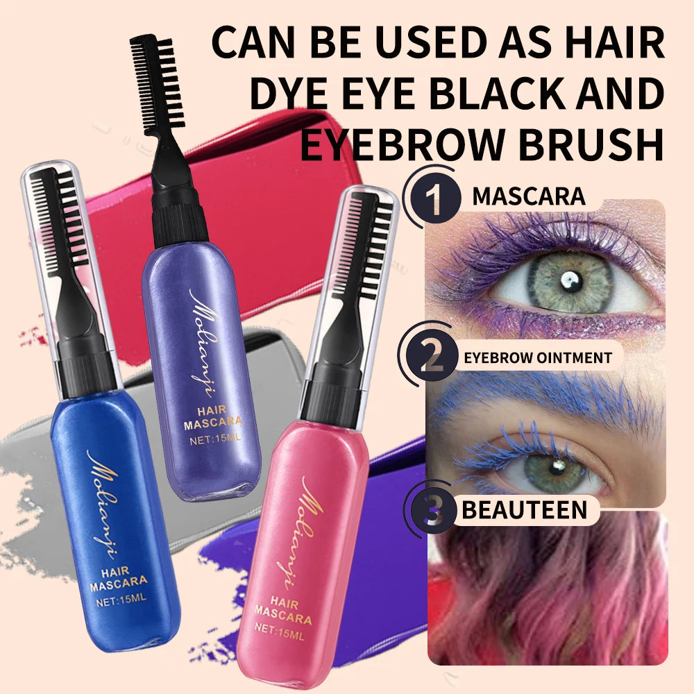 Multi-Color Hair & Eyelash Dye – Long-Lasting Trendy Shades Hair Color Dye Oasis Select