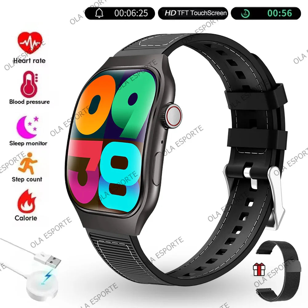 Ola Esporte HW12 Smartwatch – 2.01" HD Bluetooth Call & Fitness