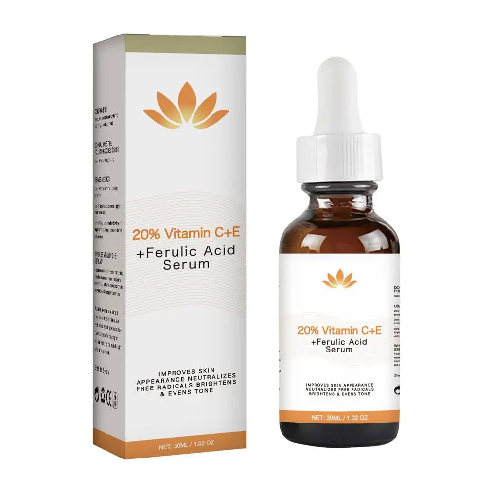 20% Vitamin C Liquid Serum Anti-aging Whitening VC Hyaluronic Acid Face Serum Brighting Moisturising Fade Fine Lines Skin Care Oasis Select 30ml 02 CN