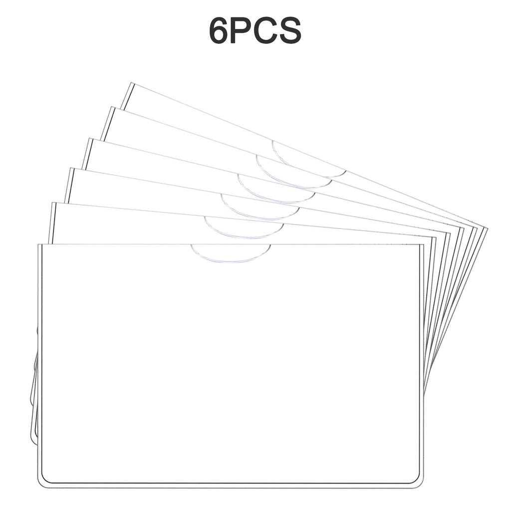 Social Security Card Protective Case, Ultra-Clear Durable 20Mil Storage Sleeve for EHIC/Credit Card/EU Driver's License/ID Card Oasis Select 6PCS