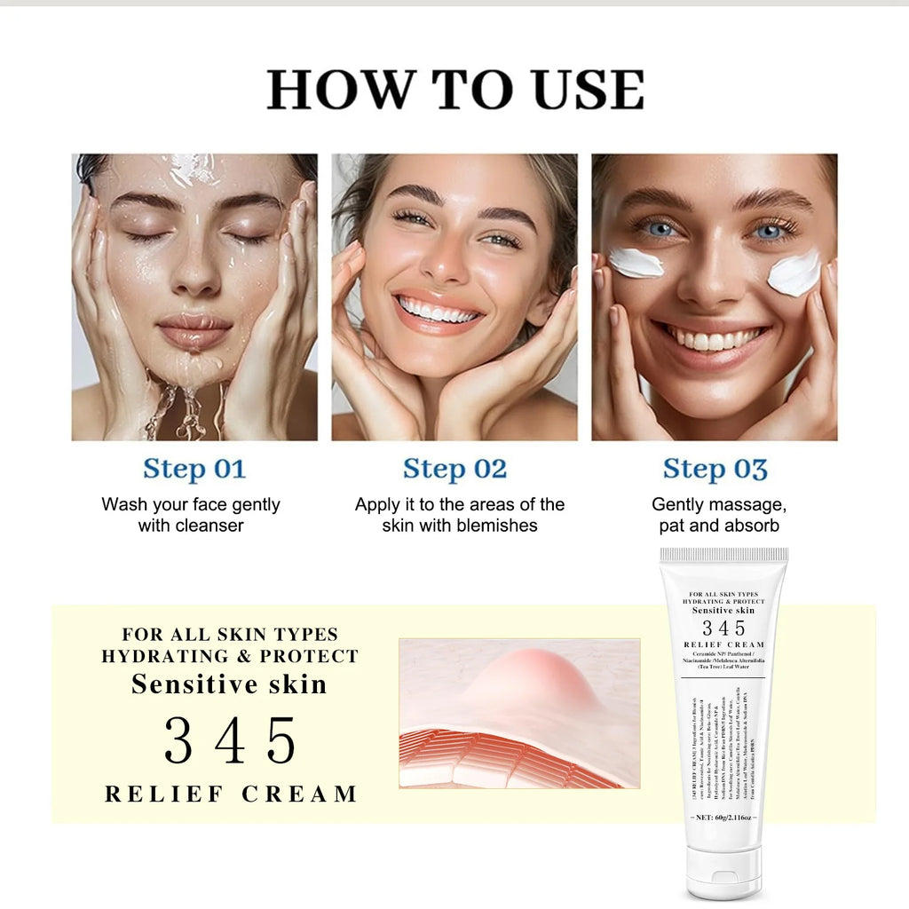 345 Relief Cream – Brightening Blemish & Deep Moisture Face Cream