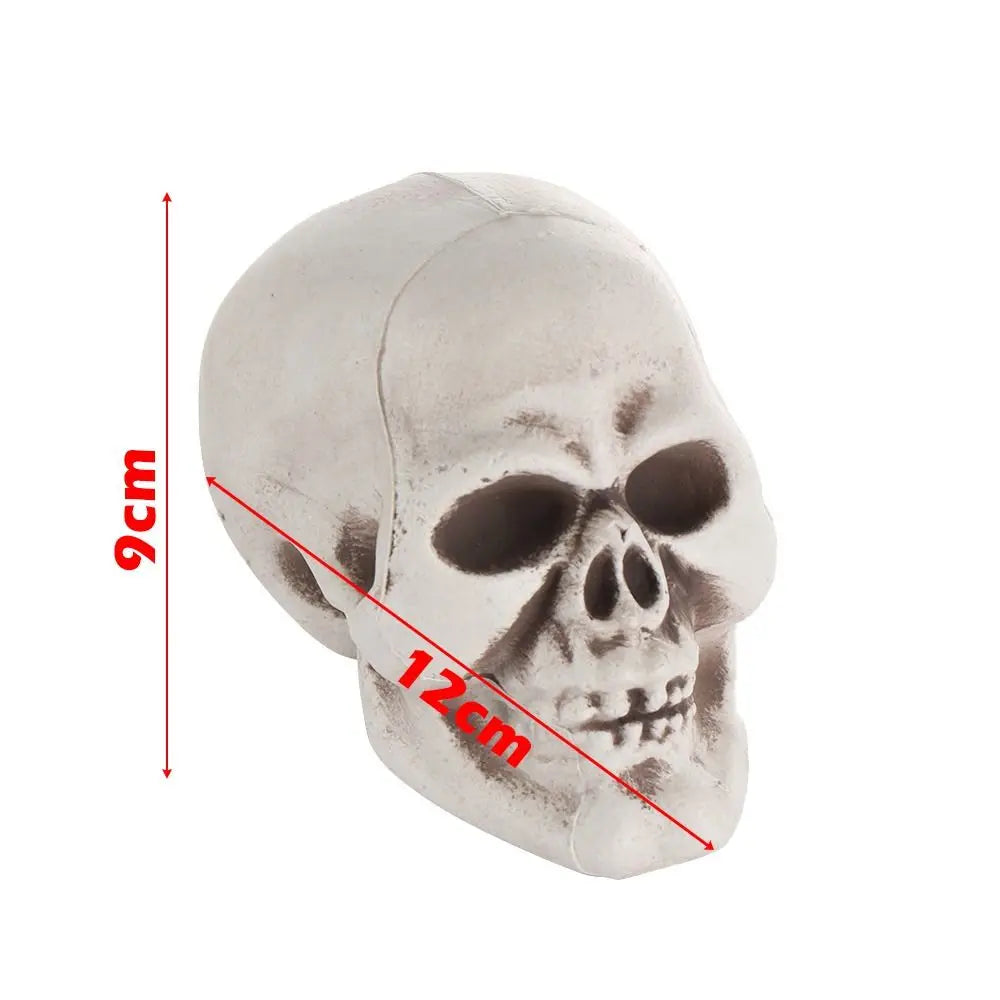 1PC All Size Party Decoration Home Decor Halloween Props Human Skeleton Skull Head Hanging Decor Oasis Select 9x10x12.5cm