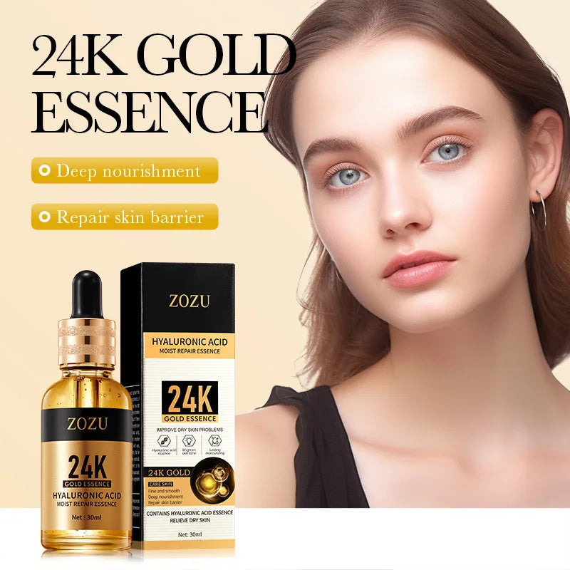 24K Gold Hyaluronic Acid Face Serum – Anti-Aging & Hydrating Face Serum Oasis Select